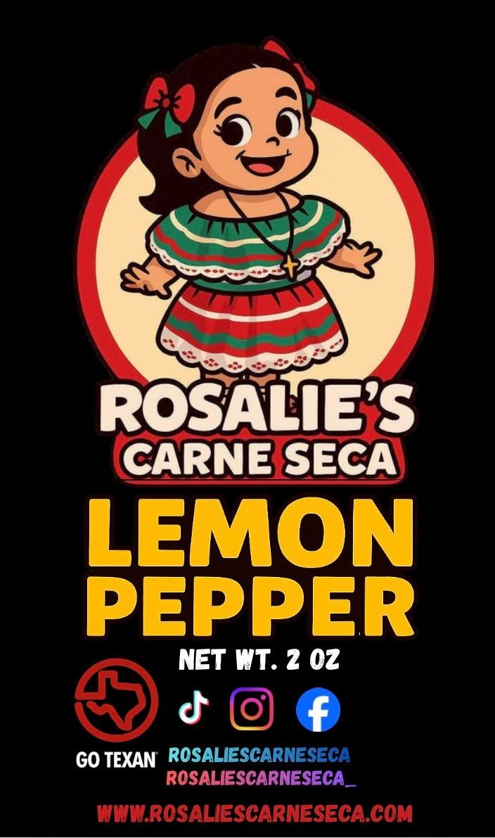 Lemon Pepper Carne Seca